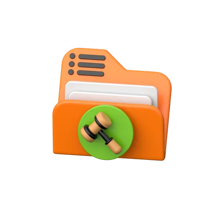 Fallakten  3D Icon