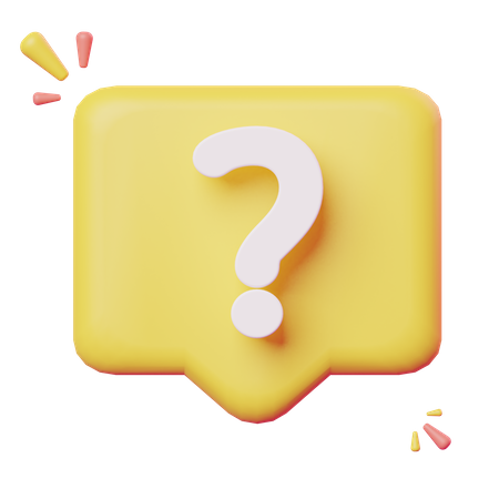 Faq Chat  3D Icon