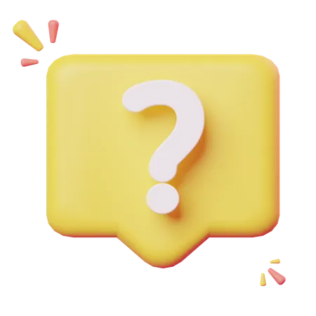 Faq Chat  3D Icon