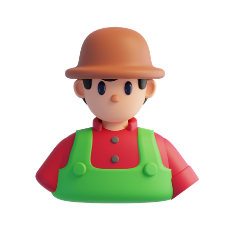 Farmer  3D Icon