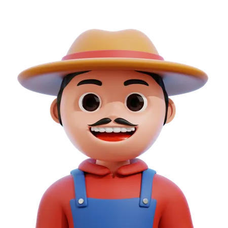 Farmer  3D Icon