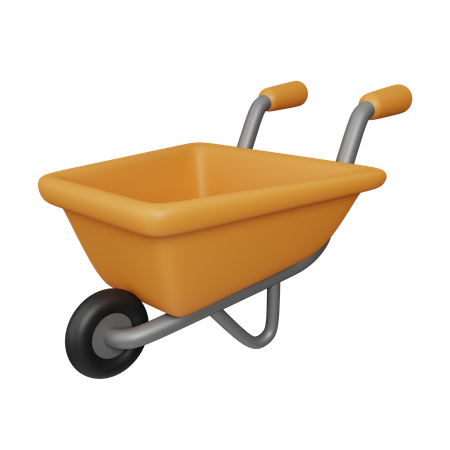 Farming Wheelbarrow  3D Icon