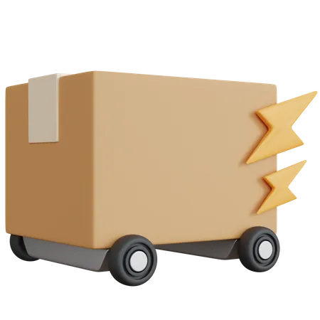 Fast Delivery  3D Icon