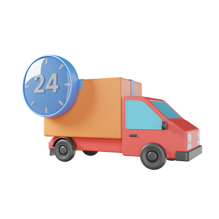 Fast Delivery  3D Illustration