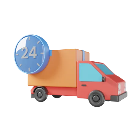 Fast Delivery  3D Illustration