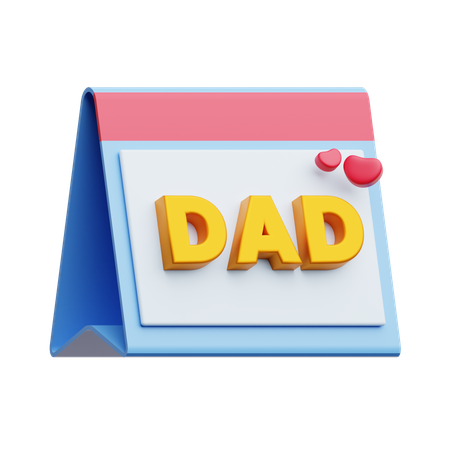 Fathers day  3D Icon