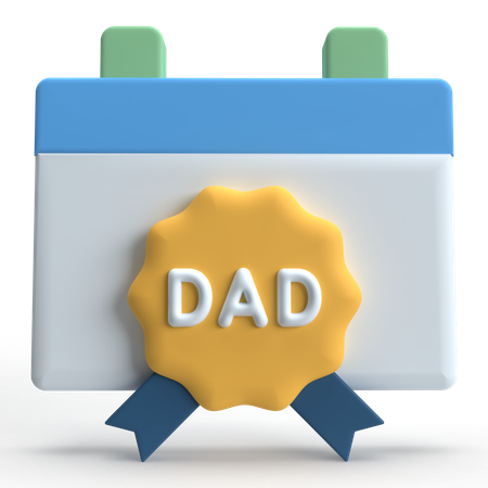 Fathers Day  3D Icon