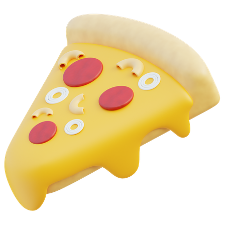 Fatia de pizza  3D Icon