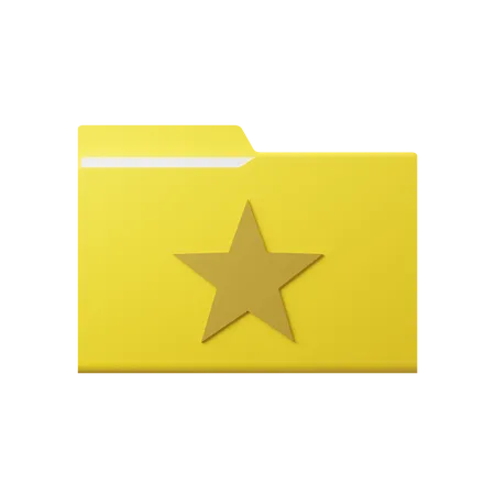 Favorite Folder  3D Icon