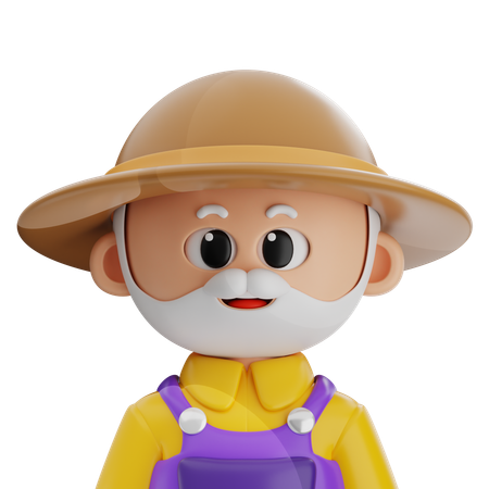 Agricultor  3D Icon