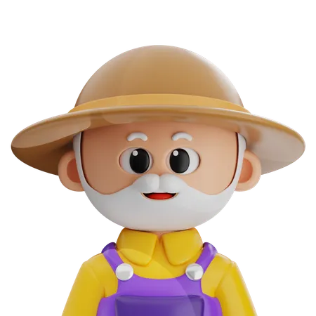 Agricultor  3D Icon