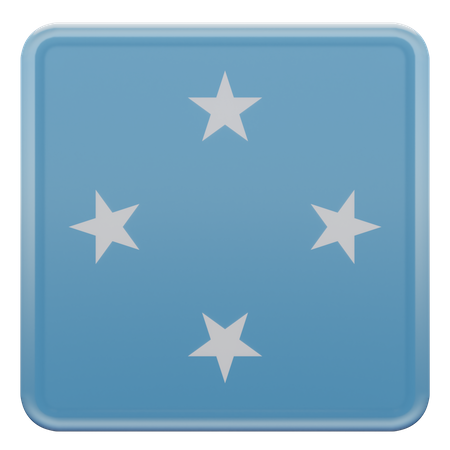 Federated States of Micronesia Flag  3D Flag