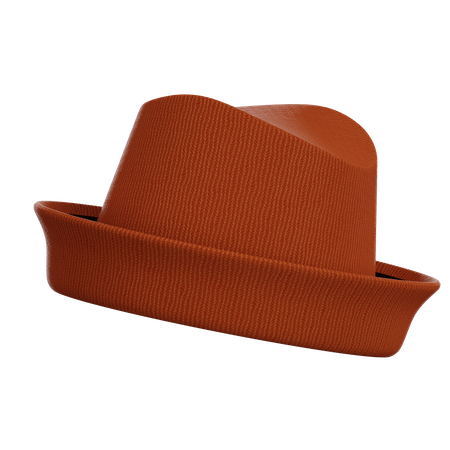 Fedora Hat  3D Icon