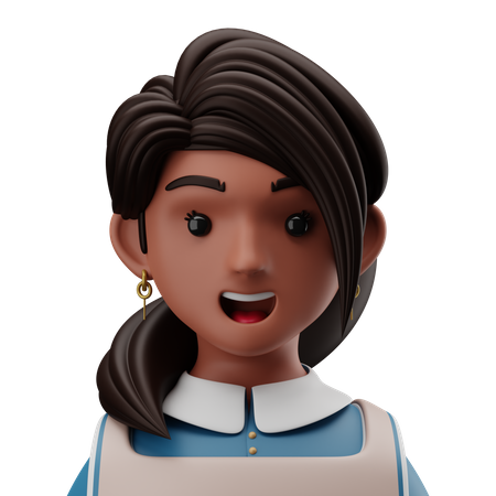 Female Chef  3D Icon