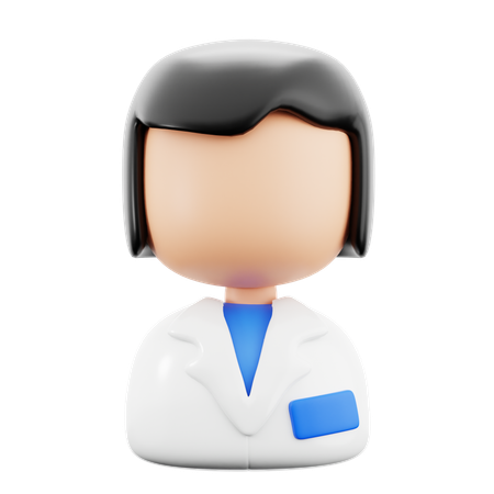 Female Doctor  3D Icon