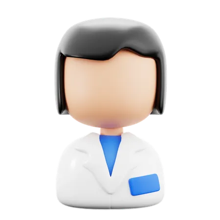 Female Doctor  3D Icon