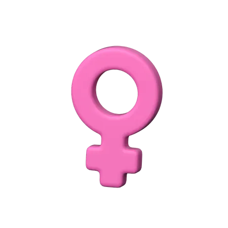 Female Gender  3D Icon