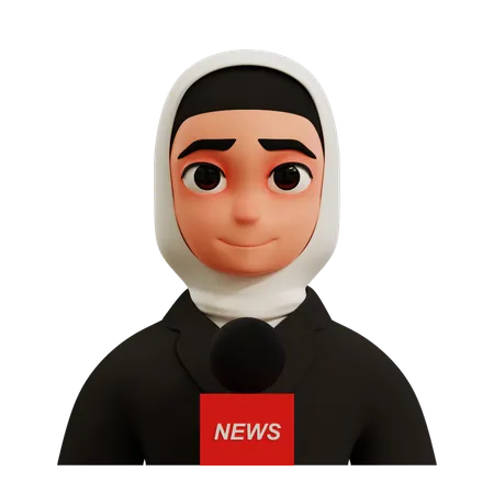 Female Host  3D Icon