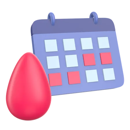 Female Periods  3D Illustration