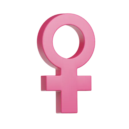 Female Symbol  3D Icon