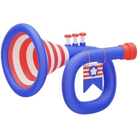 Trompette de fête  3D Icon