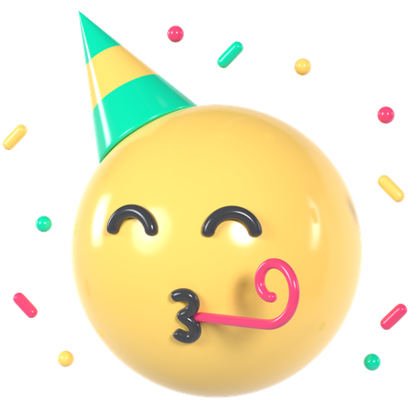 Emoji de fête  3D Icon