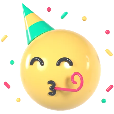 Emoji de fête  3D Icon