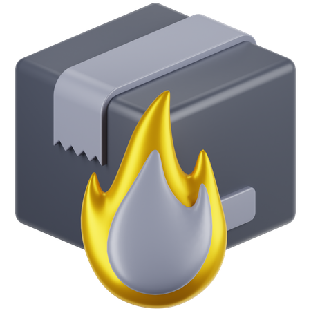 Feuerpaket  3D Icon