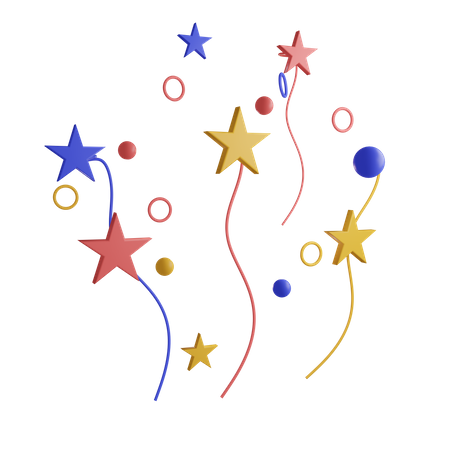 Feuerwerk  3D Icon