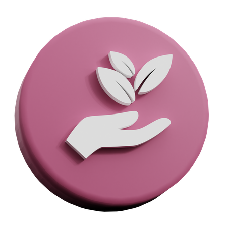 Feuille  3D Icon