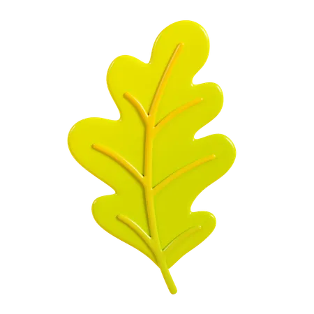 Feuille  3D Icon