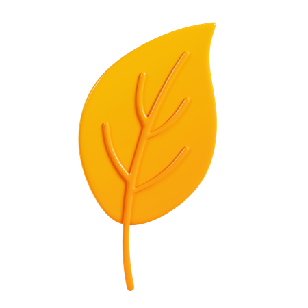 Feuille  3D Icon