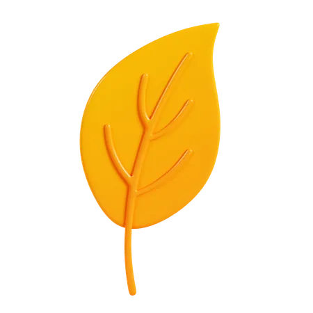 Feuille  3D Icon