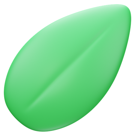 Feuille  3D Icon