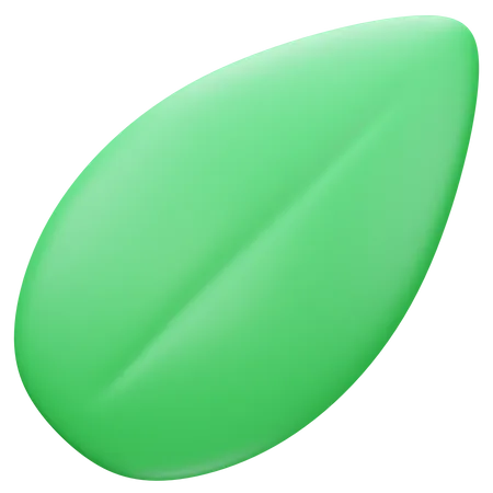 Feuille  3D Icon