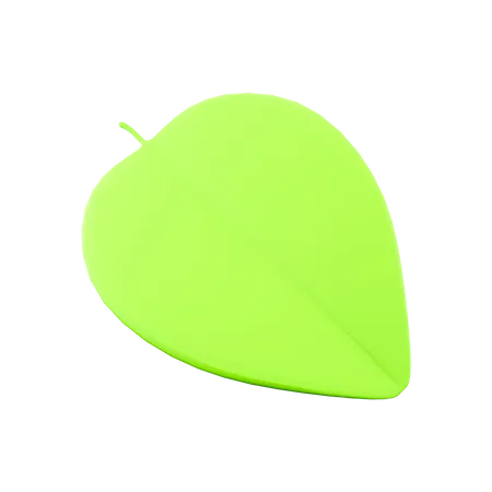 Feuille  3D Icon