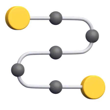 Feuille de route  3D Icon