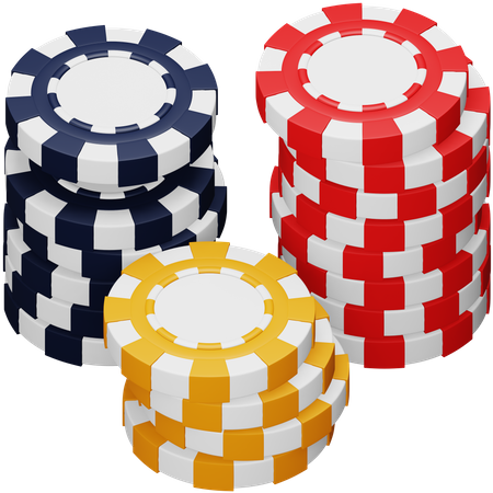 Fichas de cassino  3D Icon