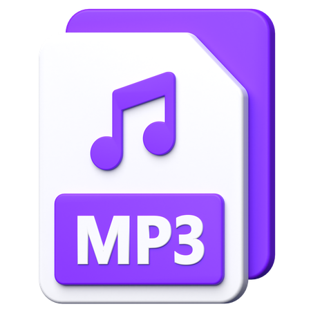 Fichier mp3  3D Icon