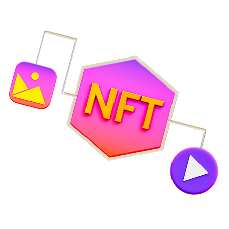 Fichier nft  3D Illustration