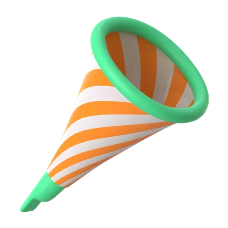 Trompeta de fiesta  3D Icon