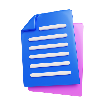 File  3D Icon