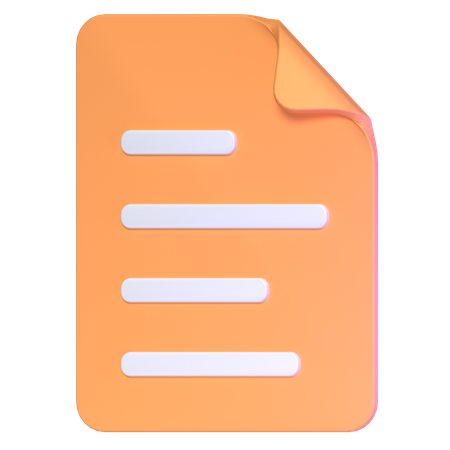 File  3D Icon