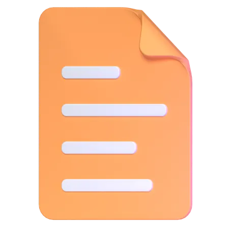 File  3D Icon