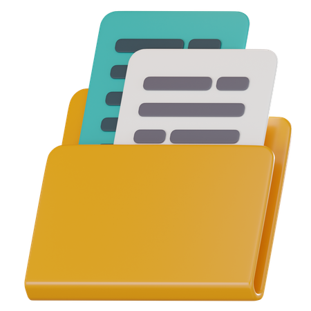 File Binder  3D Icon