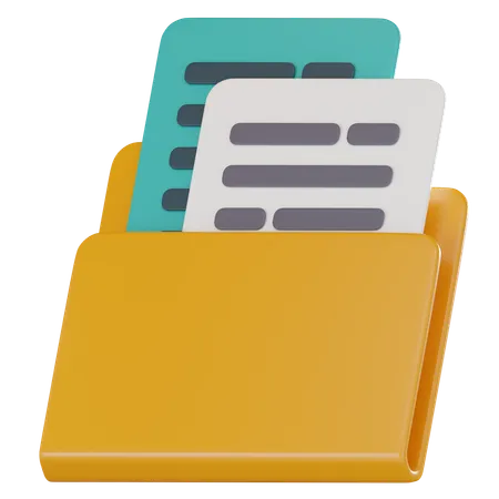 File Binder  3D Icon