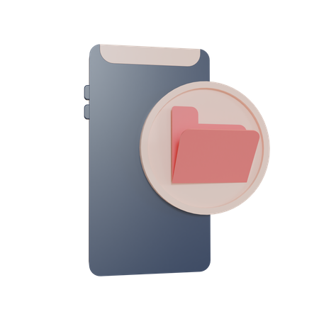 File Explorer App  3D Illustration