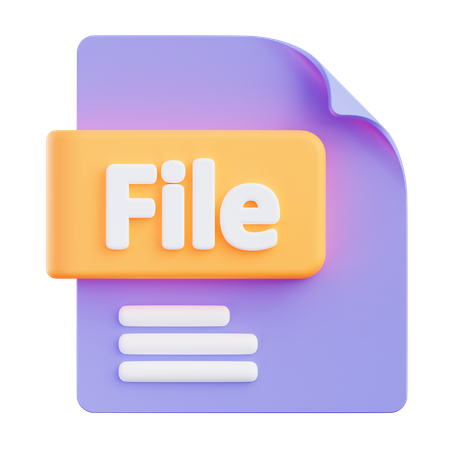 File Extension  3D Icon