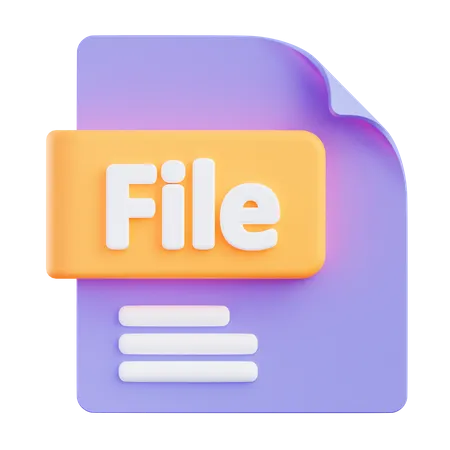 File Extension  3D Icon