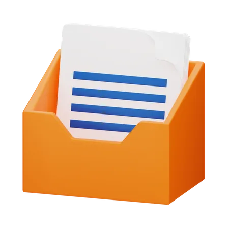 File Holder  3D Icon